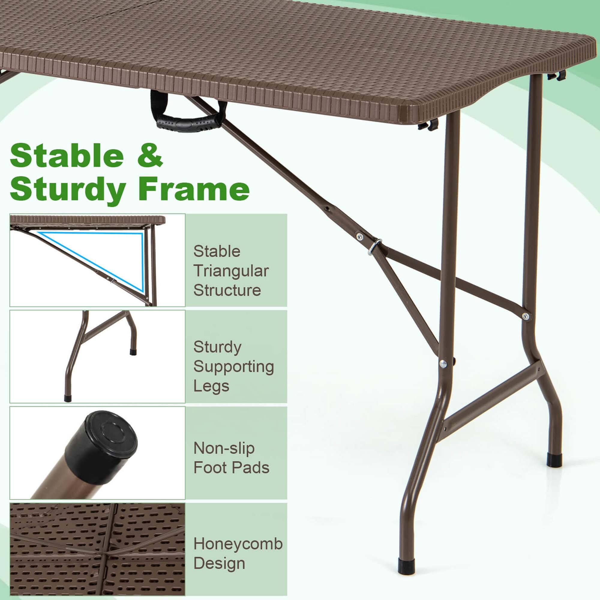 Stable & Sturdy Frame

Stable Triangular Structure
Sturdy Supporting Legs
Non-slip Foot Pads
Honeycomb Design