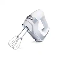 Hamilton Beach - Professional 5-Speed Hand Mixer - White - Front_Zoom