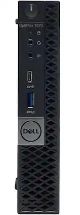 Dell - Refurbished Excellent - Optiplex 7070 Micro i5-9500T 16GB 256GB SSD Windows 11 Pro - Black