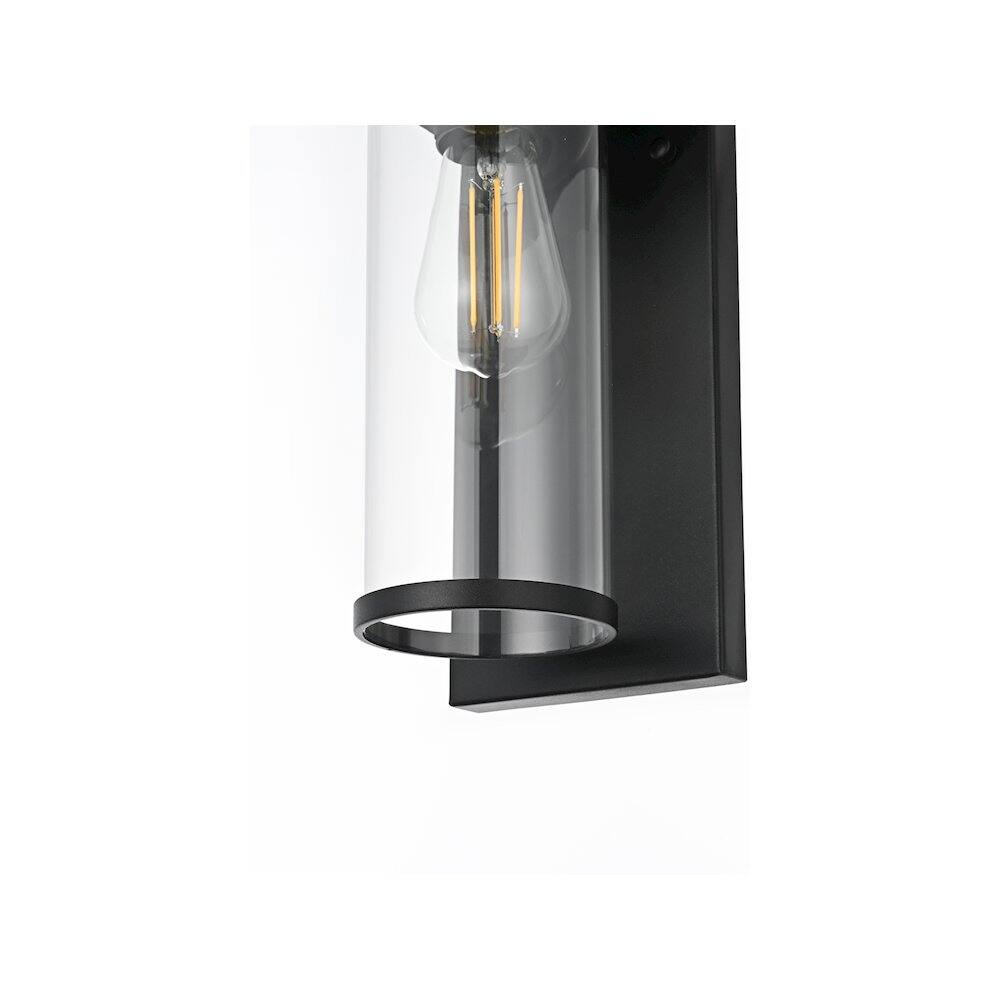 Alt View 1. Elegant Lighting - Westmont 7 inch Outdoor Pendant in Black - Black.