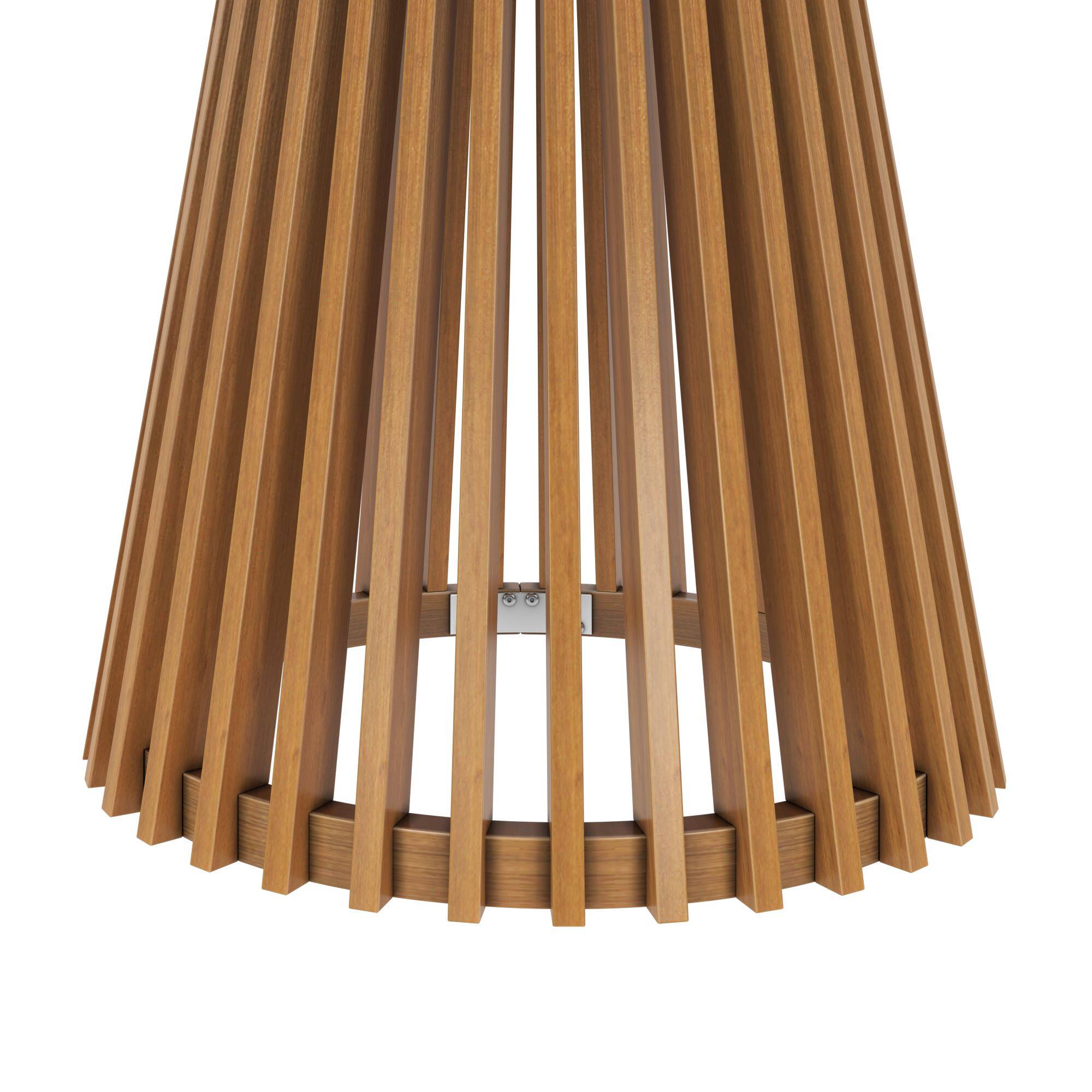 Alt View 4. Plank+Beam - Lido Round Dining Table (47in / 1194mm)|| Pecan - Pecan.