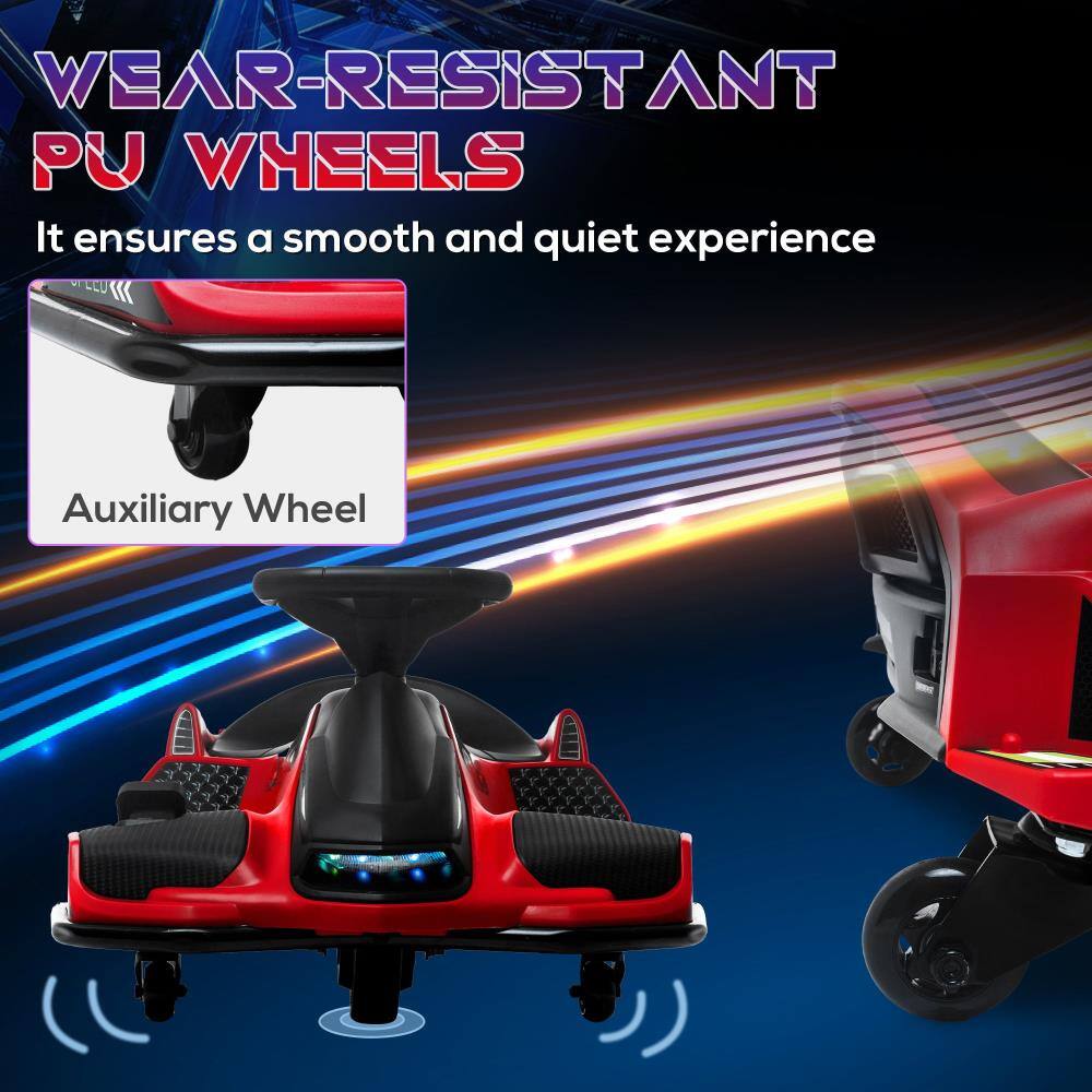 WEAR-RESISTANT PU WHEELS  
It ensures a smooth and quiet experience  

Auxiliary Wheel