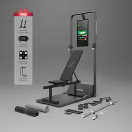 Speediance - Gym Monster 2S Smart AI Home Gym - Multi-Functional Full Body Strength Training Machine - Black
