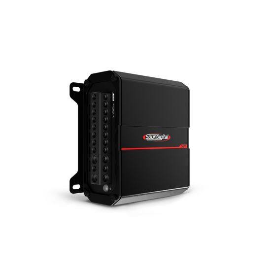 Angle. SounDigital - SounDigital XP 400.4  4 Channel 200 watt RMS at 4 Ohm Amplifier - Black.