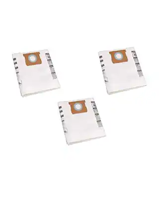 Front. DVC - 3-Pack Shop-Vac 5–8 Gallon Type E Vacuum Bags #9066100 – Replacement.