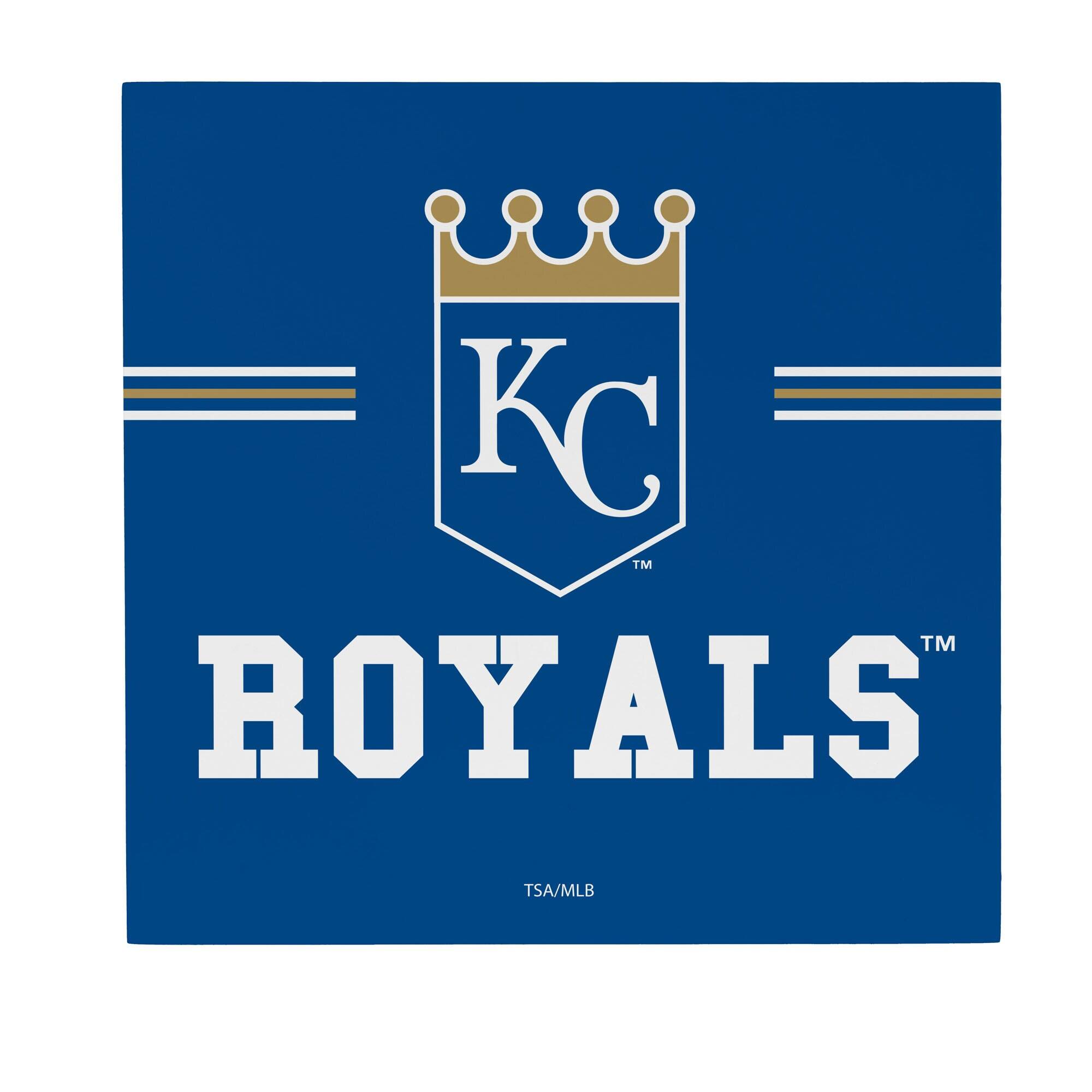 Kansas City Royals 12" x 12" Wood Wall Sign