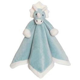 TriAction Toys - Teddykompaniet Plush Baby Blanket | Dino - Blue