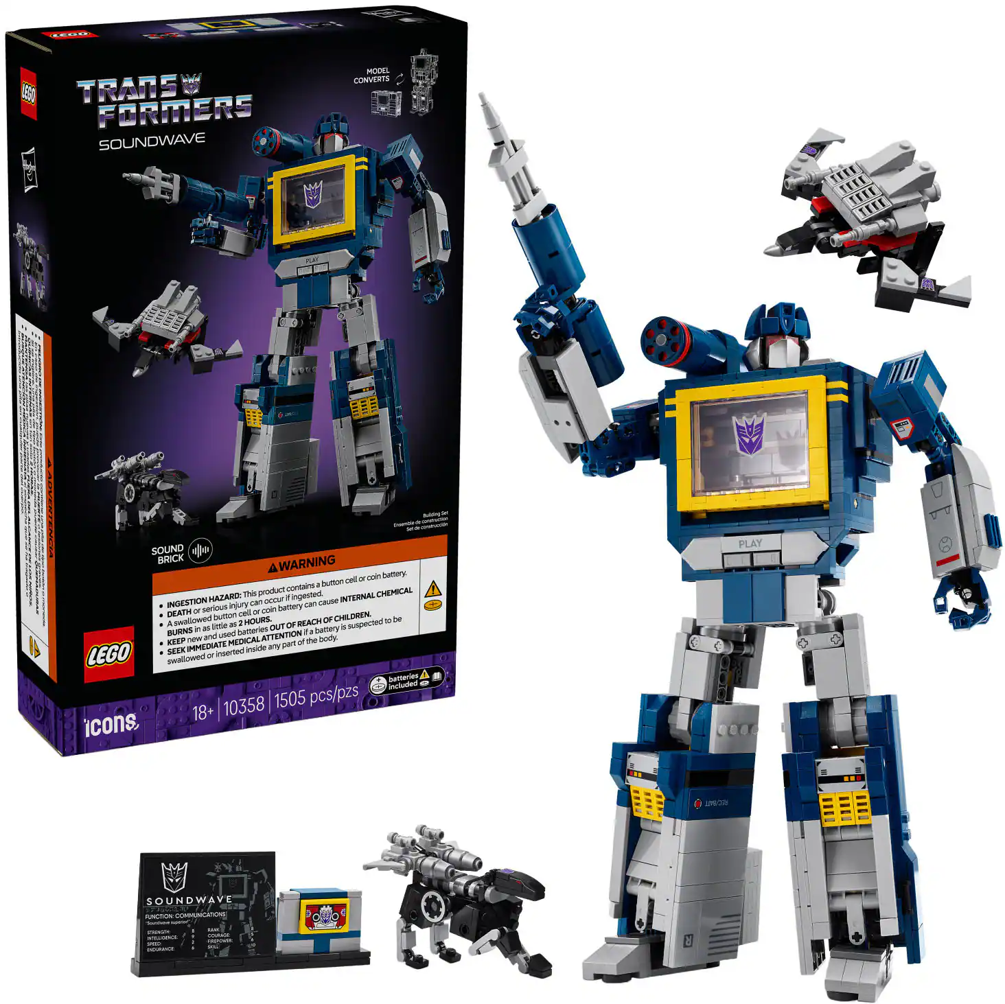 Icons Transformers: Soundwave Model Kit 10358