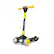 Angle. KIMI - ICON Kid's Electric Folding Scooter w/ 10 miles Max Range & 5 Mph Max Speed - Yellow.