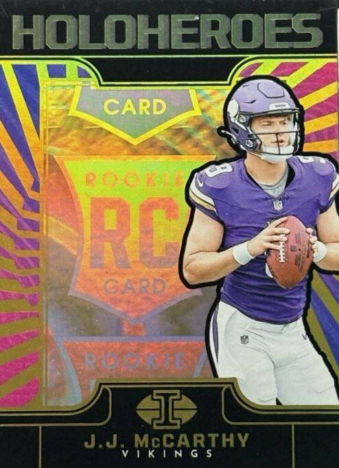 HOLOHEROES  
CARD  
ROOKIE RC CARD  
J.J. McCARTHY  
VIKINGS