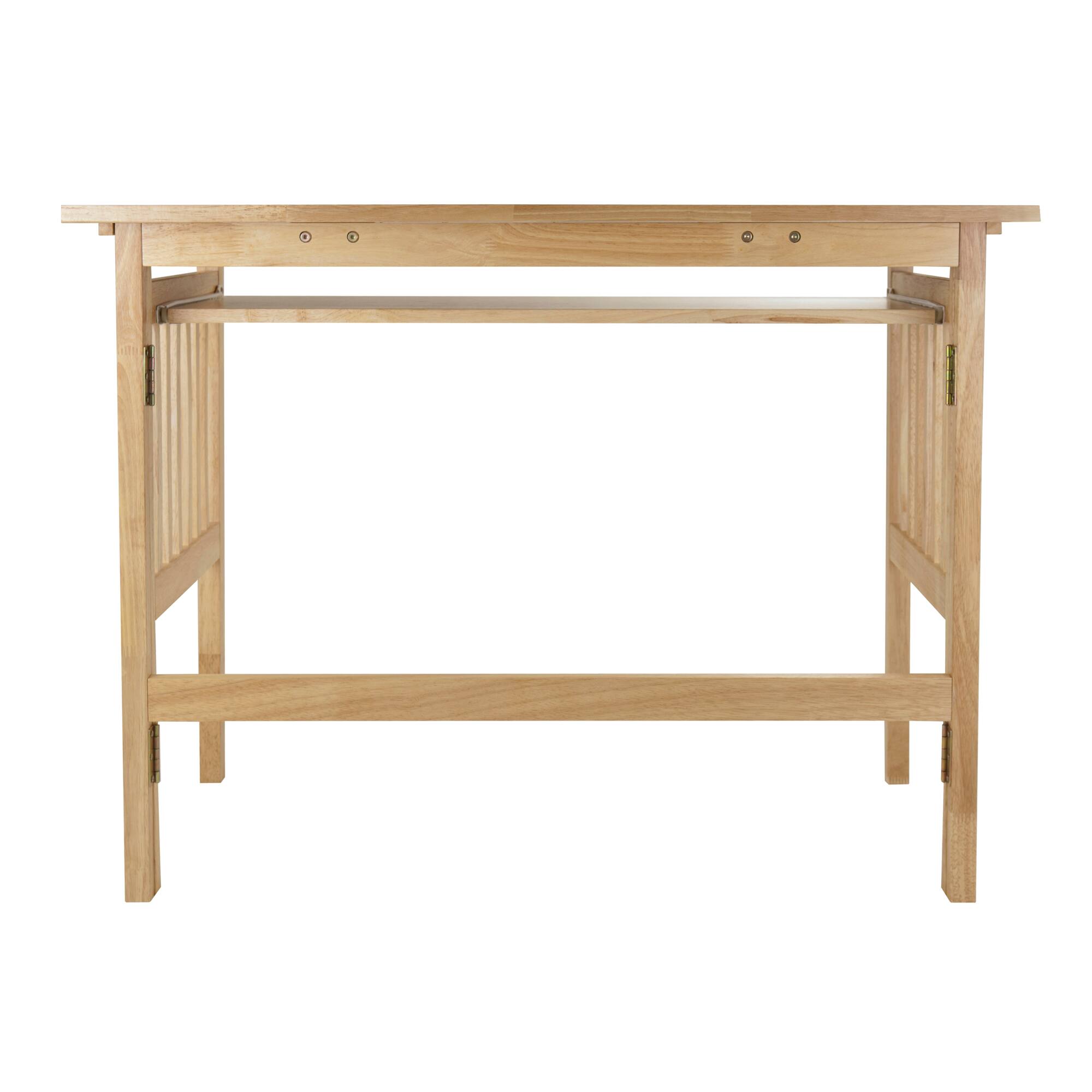 Alt View 7. Winsome Wood - Mission Foldable Computer Desk - Natural.