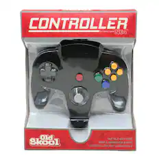 CONTROLLER - for / pour / para N64
START B - A
Old Skool TACTILE BUTTONS NEW & IMPROVED STICK!
CONTROLLER PAK COMPATIBLE