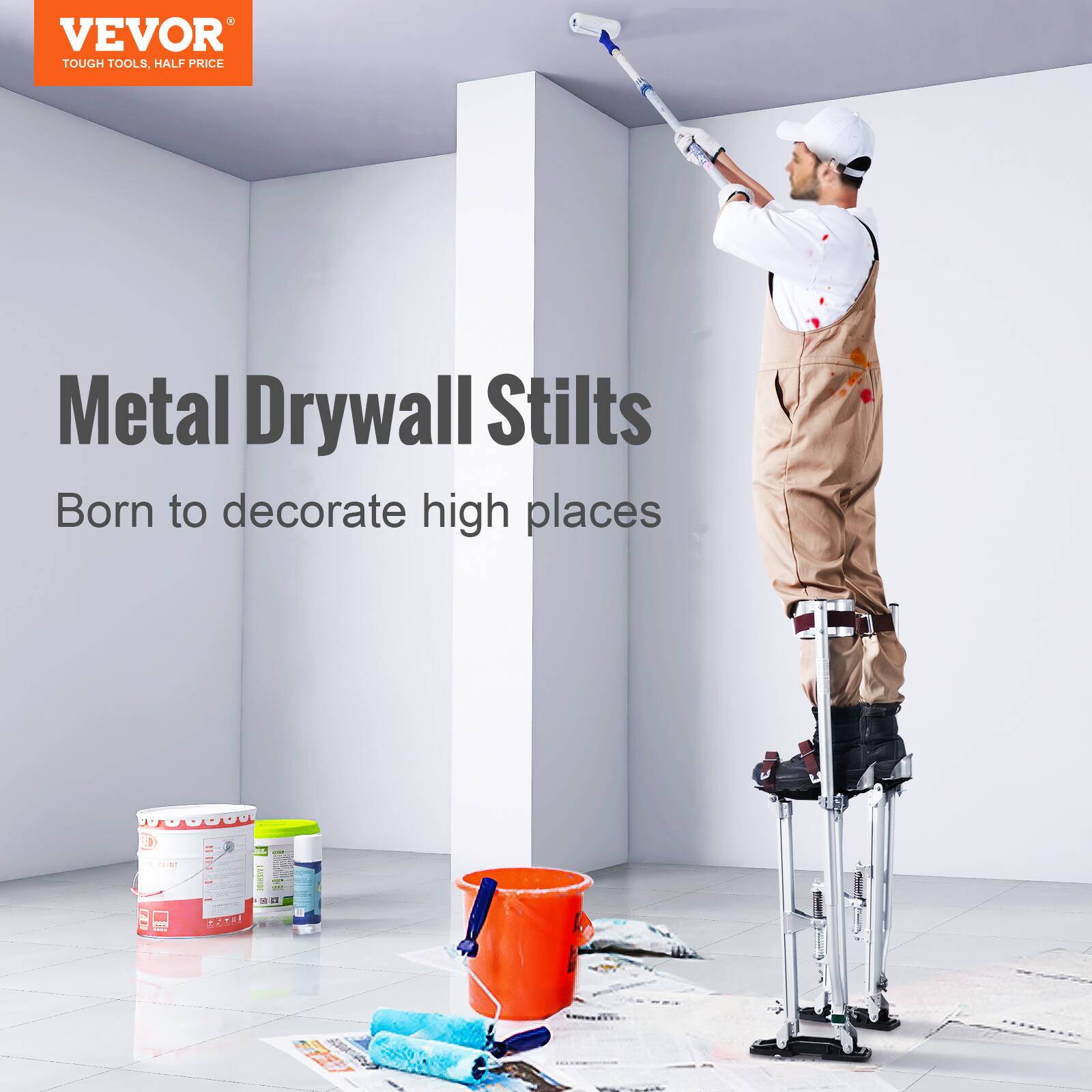 VEVOR TOUGH TOOLS, HALF PRICE

Metal Drywall Stilts

Born to decorate high places