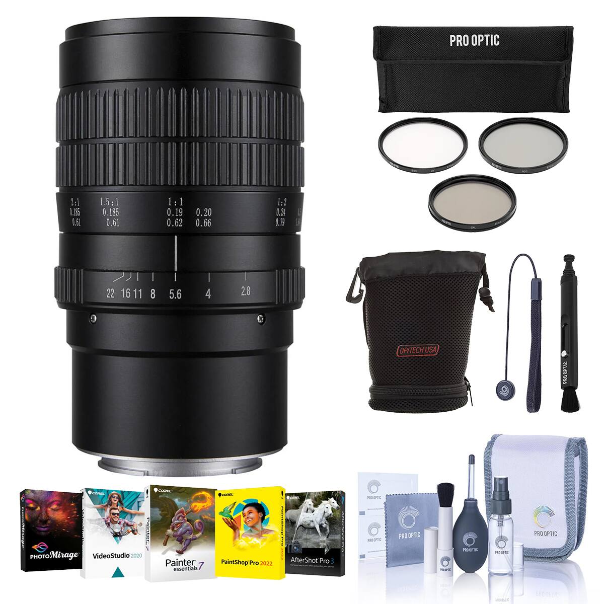 PRO OPTIC 1:1 1.5:1 0.185 0.61 1:1 0.19 0.62 0.20 0.66 I:1 L.3 0.1 22 16 11 8 5.6 4 2.8 OPITECH USA

PHOTOMirage VideoStudio 2020 - Painter essentials - PaintShop Pro 2022 | AfterShot Pro 1

PRO OPTIC