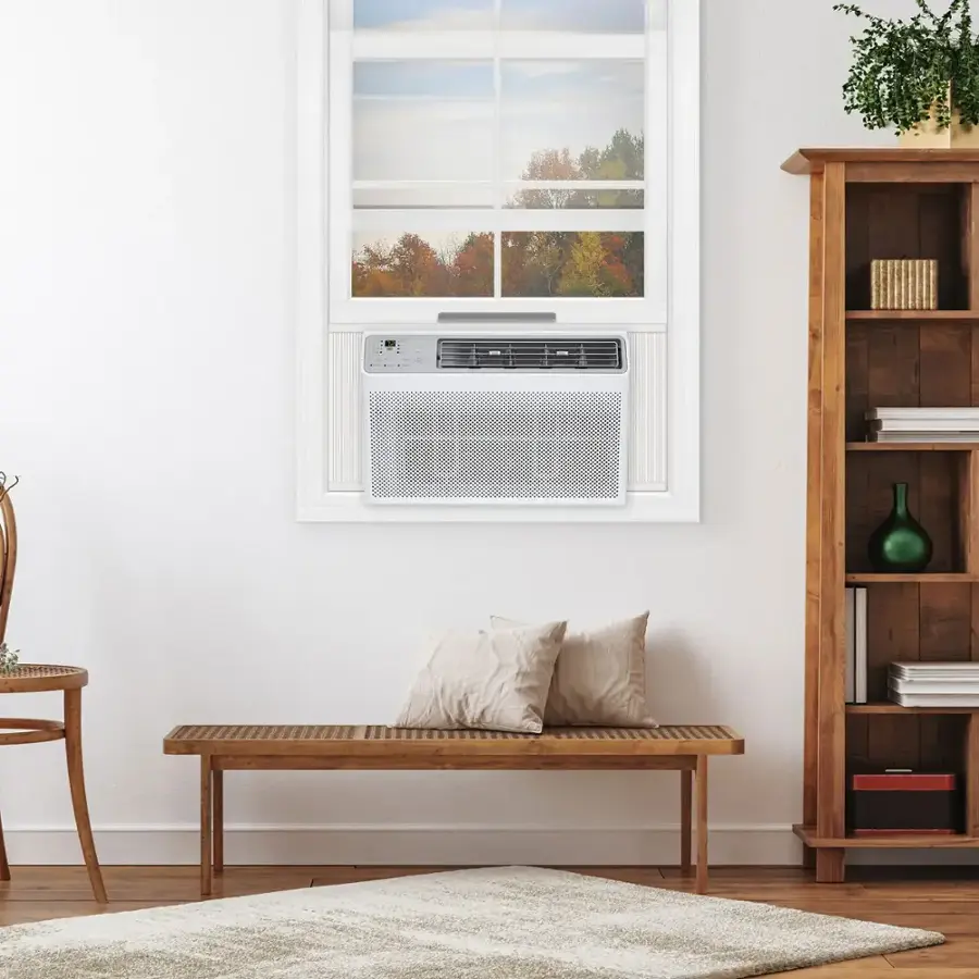 Alt View 9. TCL - 550 Sq. Ft. 12,000 BTU Smart Window Air Conditioner - White.