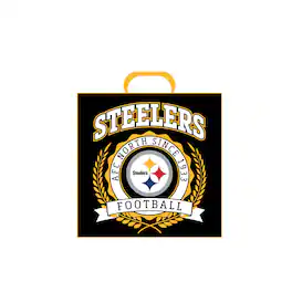 Pegasus - Pittsburgh Steelers 14" Crest Logo Stadium Cushion - Multicolor