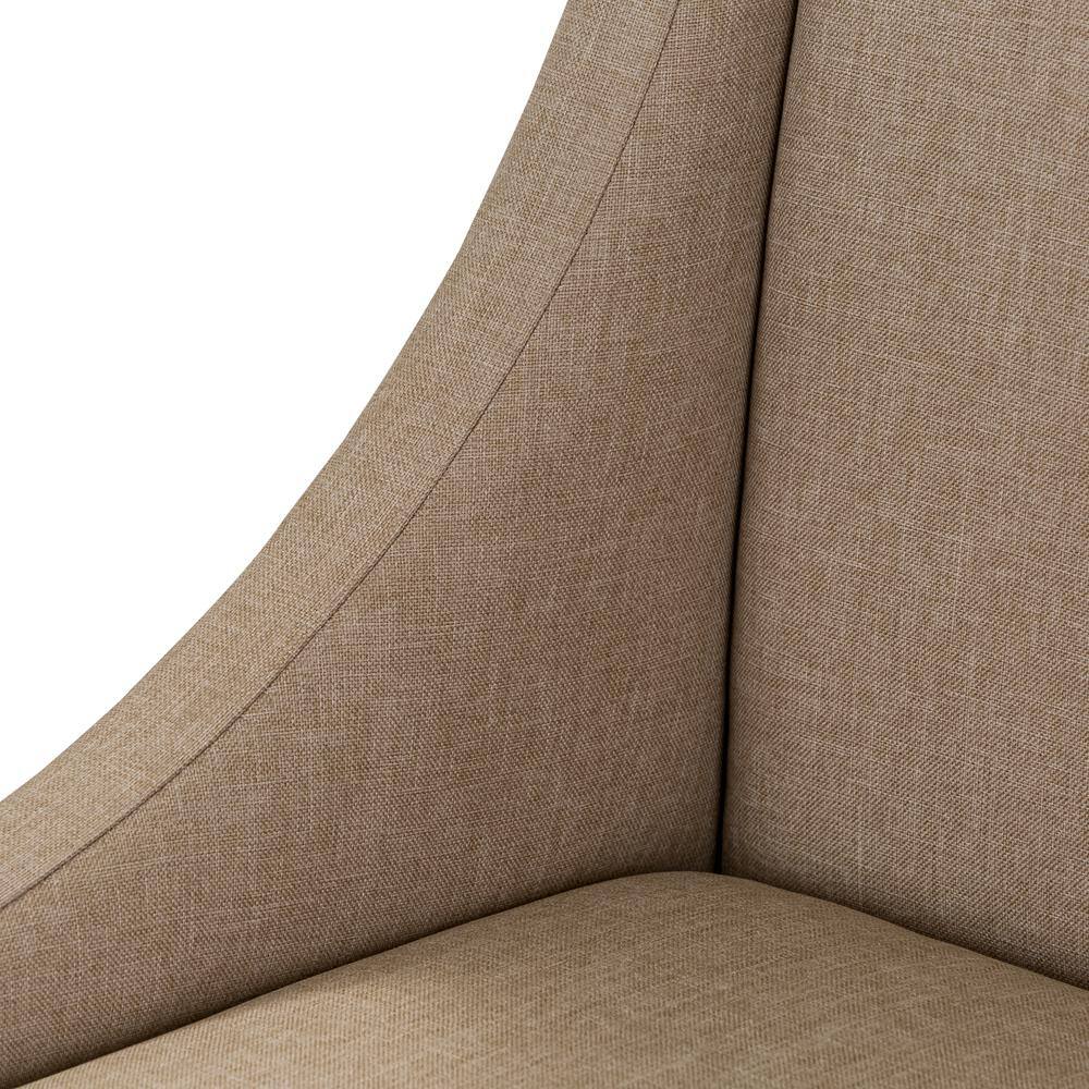 Alt View 4. Liberty Furniture Industries - Armand Upholstered Side Chair (RTA)-Set of 2 in Antique Brownstone - Brown.