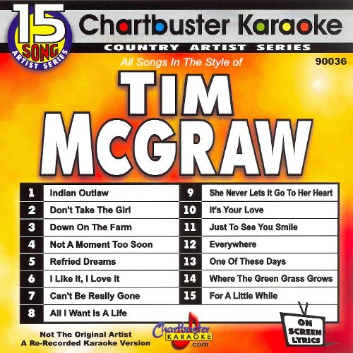 Best Buy Chartbuster Karaoke Tim Mcgraw Vol 1 [cd]