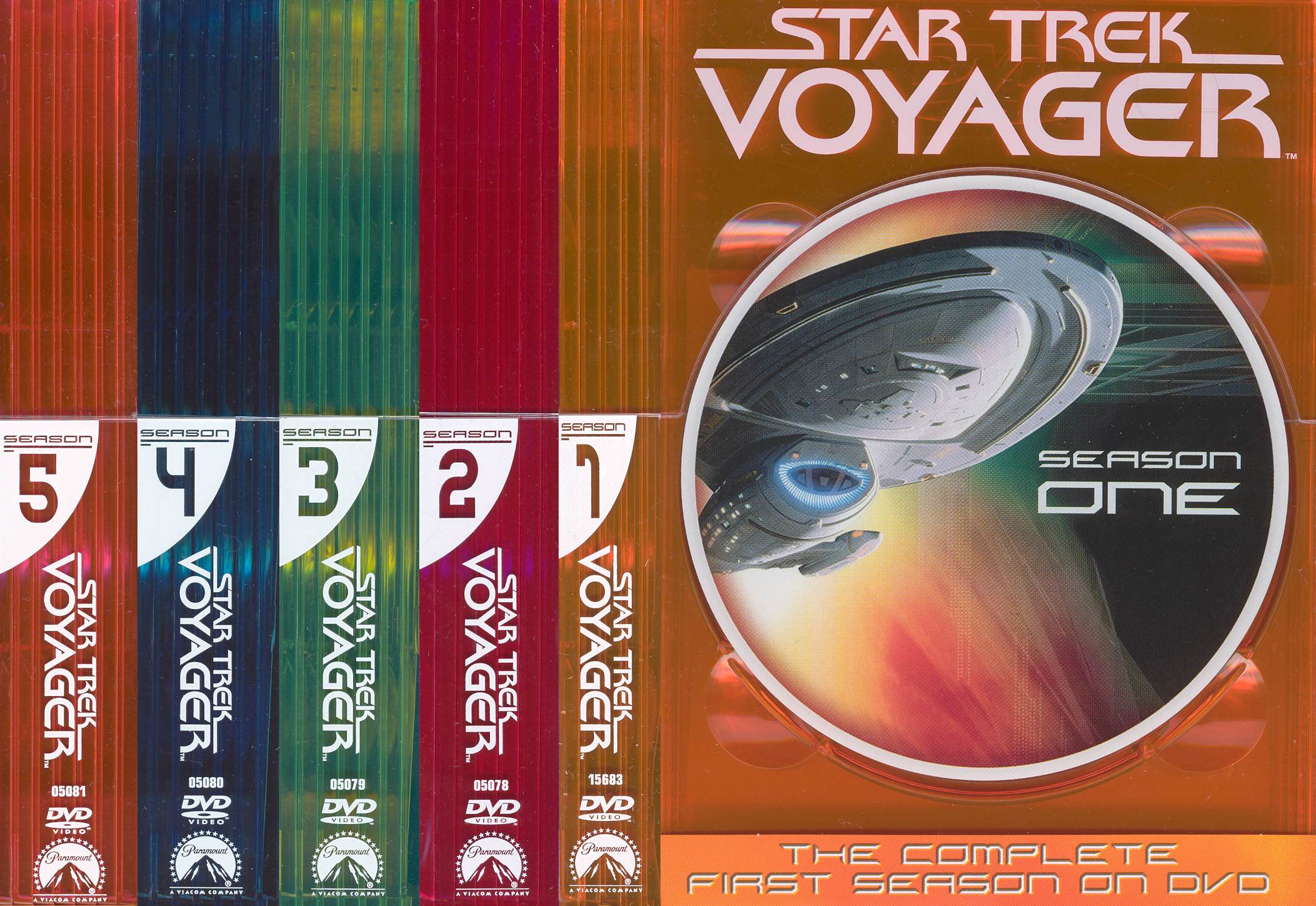Best Buy: Star Trek Voyager: Seasons 1-5 [33 Discs] [DVD]