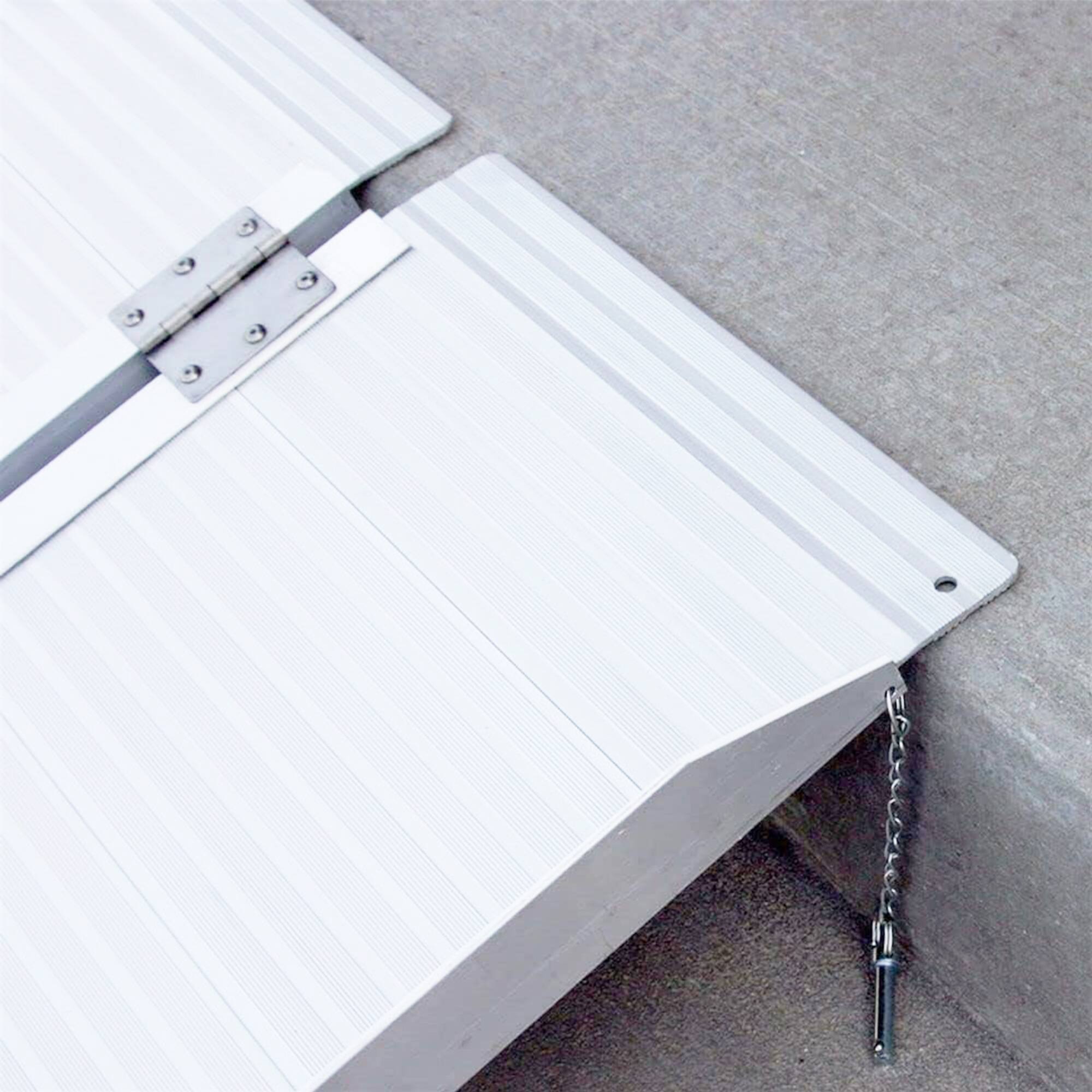 Alt View 4. Silver Spring - Silver Spring Mobility and Utility Ramp, 6 Foot Single Fold with 600 lb Capacity - Silver.