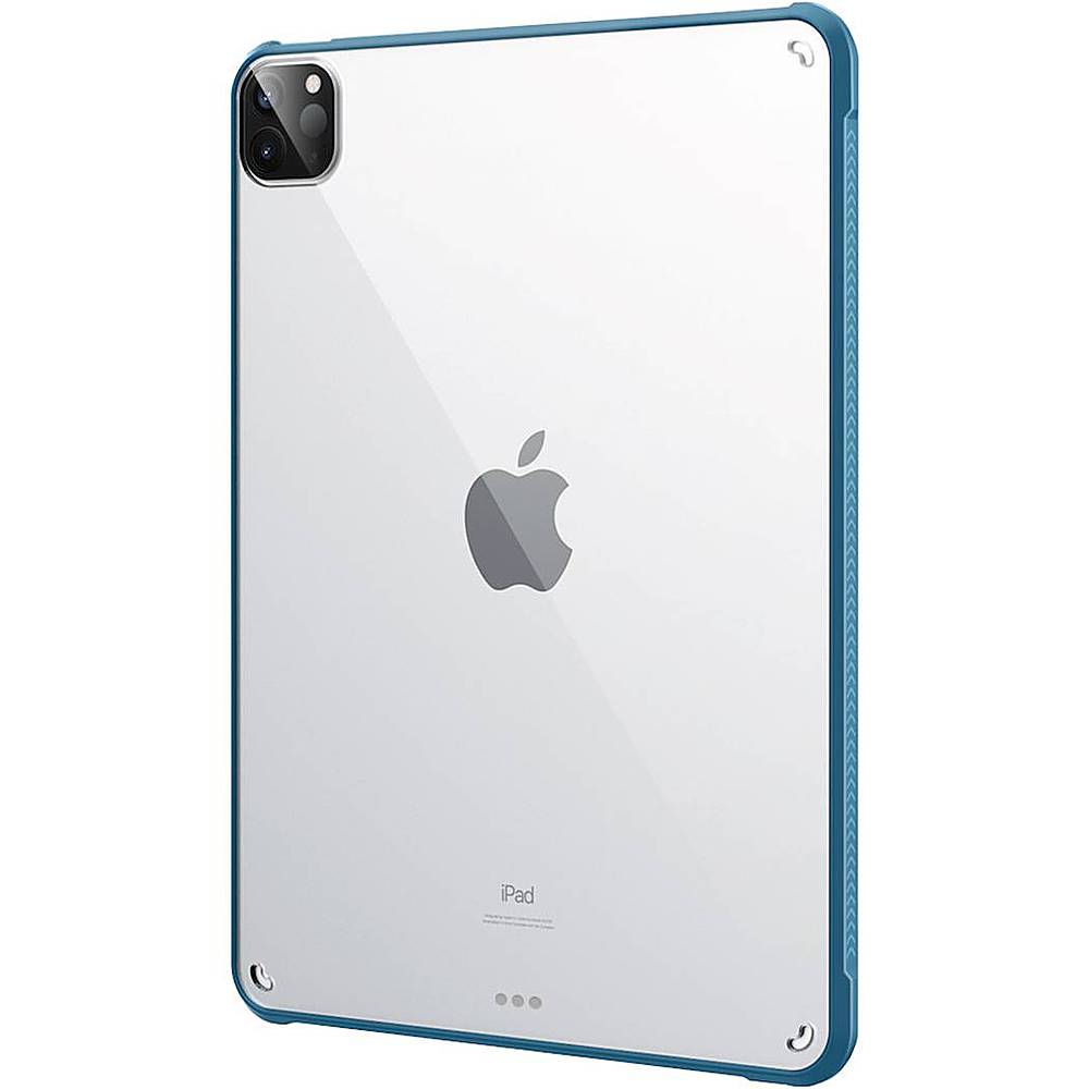 Left View: SaharaCase - Hard Shell Case for Apple iPad Pro 11" (2nd, 3rd, and 4th Gen 2020-2022) - Blue