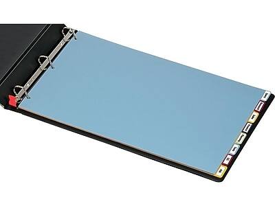 Alt View 1. Cardinal - Blank Dividers, 8-Tab, Blue/Green/Purple/Red/Yellow - Blue, Green, Purple, Red, Yellow.