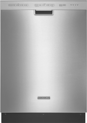  KitchenAid - 24&quot; Tall Tub Built-In Dishwasher - Stainless-Steel