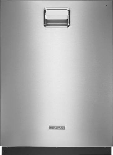Front Standard. KitchenAid - 24" Tall Tub Built-In Dishwasher - Stainless-Steel.