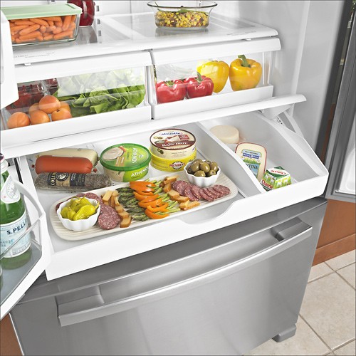 Best Buy: Whirlpool Gold 25.5 Cu. Ft. French Door Refrigerator with ...