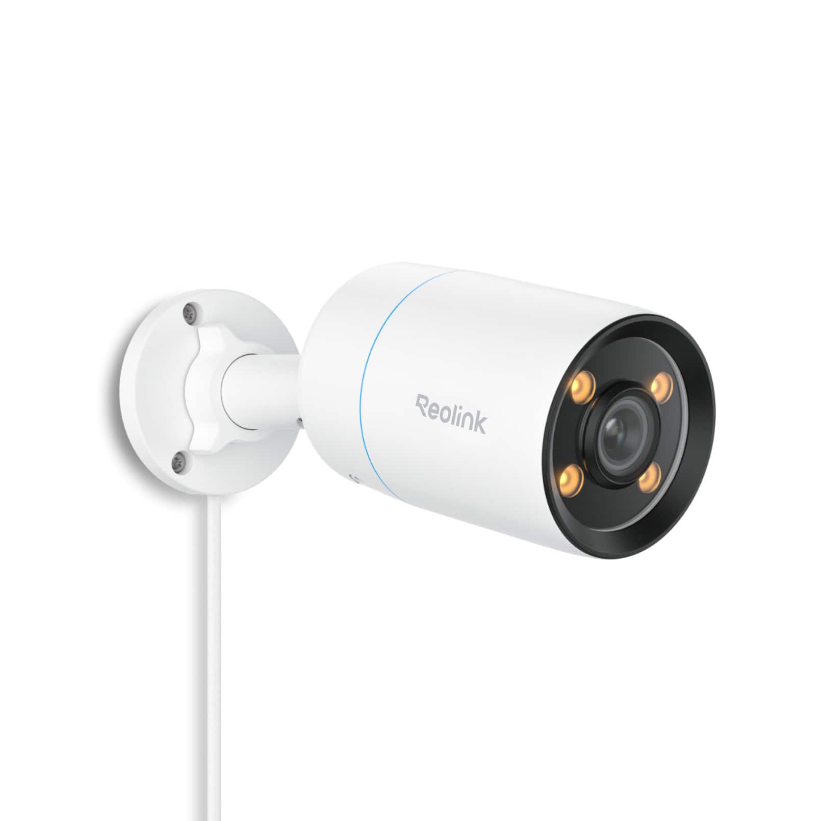 Reolink - CX810 8MP PoE IP Camera 4K Spotlight Full-Color Night Vision F1.0 Aperture Person/Car/Pet Detection 2-Way Audio - White