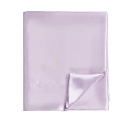 Front. Gracie Mills - Gracie Mills Coralie 6-Piece Wrinkle-free Satin Sheet Set - Lilac.