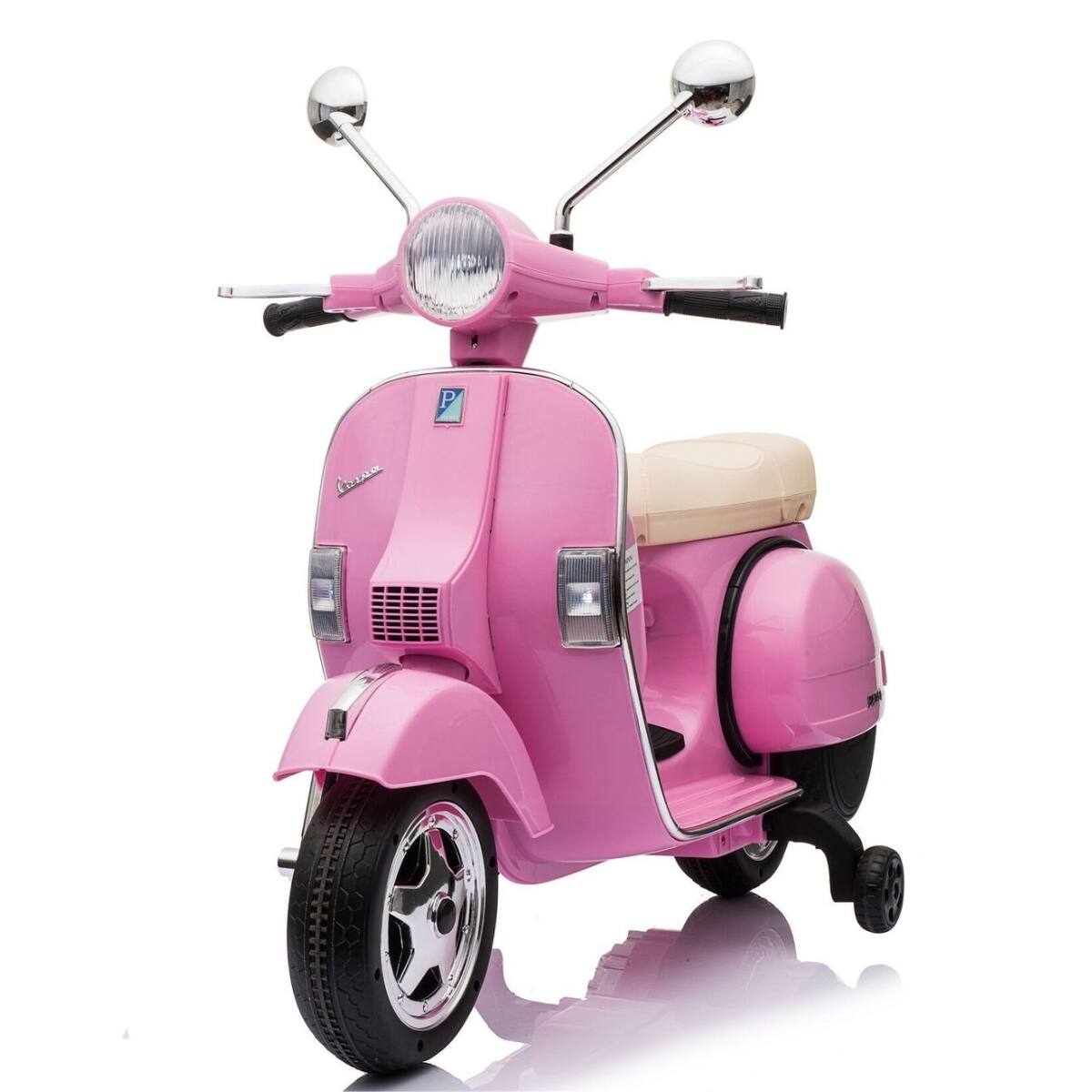 Left. Best Ride On Cars - Vespa scooter 12V Pink - Pink.