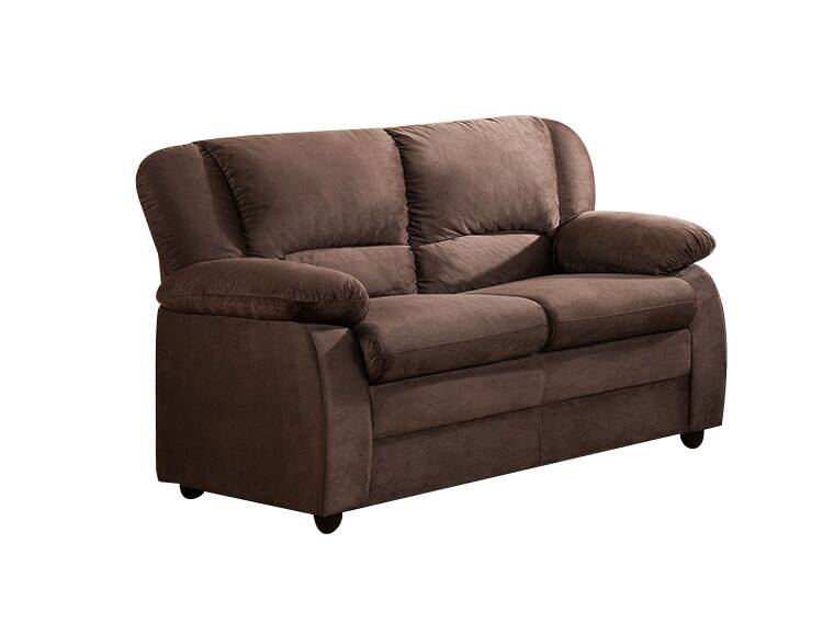 Angle. Kings Brand Furniture - Kings Brand Furniture Abanda Leather Loveseat, Chocolate - Dark Brown.