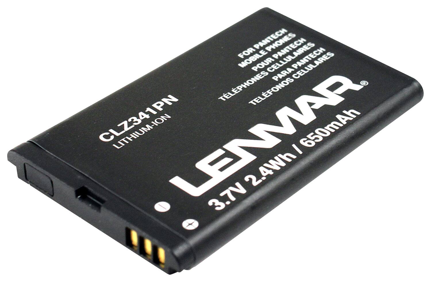 Front. Lenmar - Lithium-Ion Battery for Pantech Breeze C520 Mobile Phones - Black.