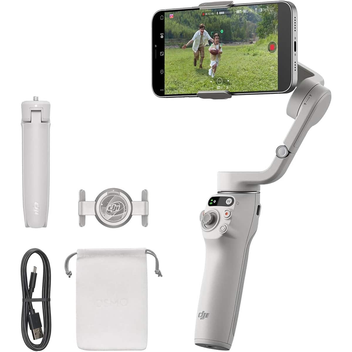 その他 DJI OSMO MOBILE 6 DJI Osmo Mobile 6 Smartphone Gimbal , Platinum Gray CP.OS