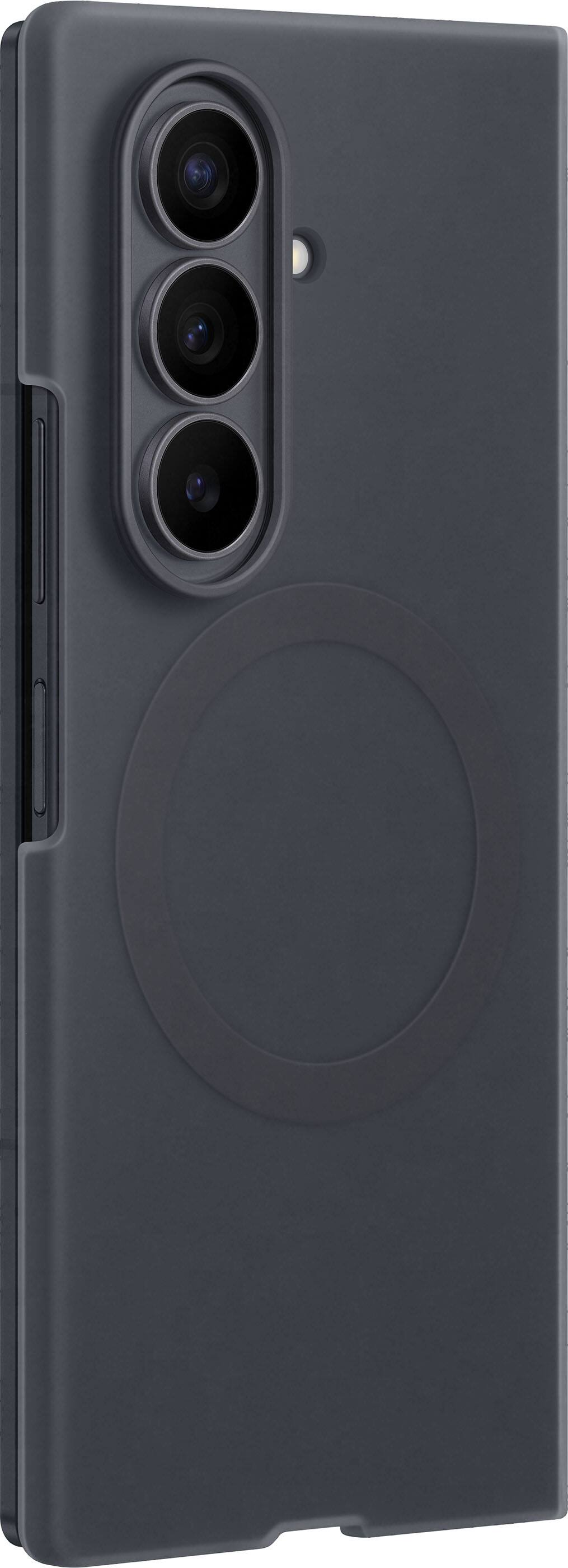Alt View 2. Samsung - Galaxy Z Fold8 Ultra Silicone Magnet Case - Graphite.