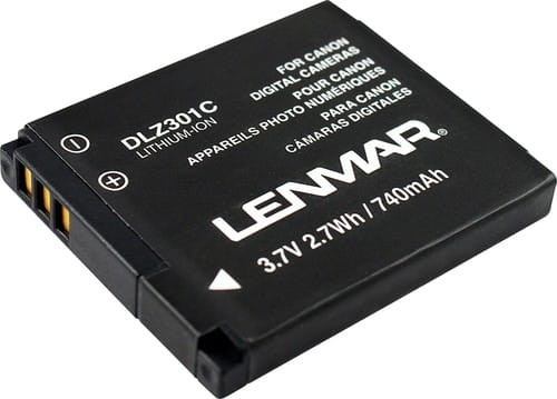 Lenmar - Lithium-Ion Battery for Select Canon PowerShot Digital Cameras - Larger Front