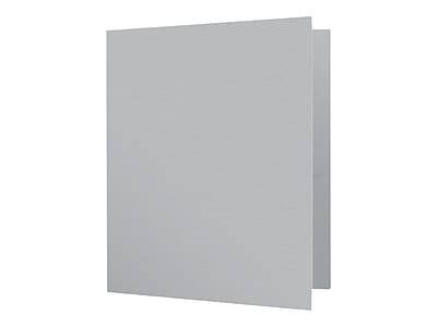 Front. Oxford - Oxford Twin Fastener Folders, Gray, 25/Box (OXF 57705) - Gray.