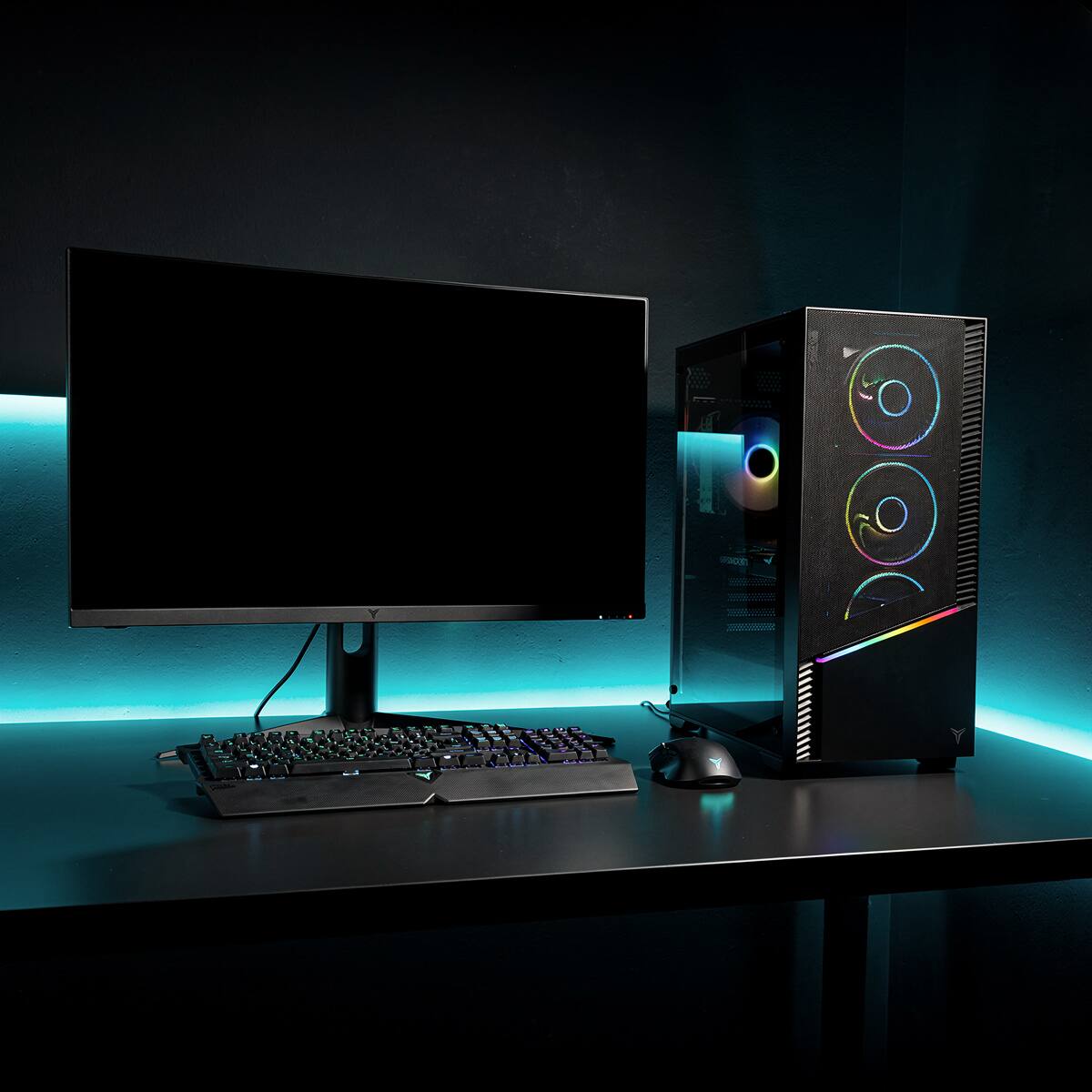 Back. YEYIAN - Yeyian Elara Gaming Desktop – Core Ultra 7 270K, GeForce RTX 5070, 32GB DDR5 6000MHz, 2TB SSD – YPI‑EL270KC‑570Q2U.