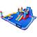Alt View 1. Costway - Rocket Theme Inflatable Water Slide Park with 2 Slides Splash Pool without Blower - Multicolor.