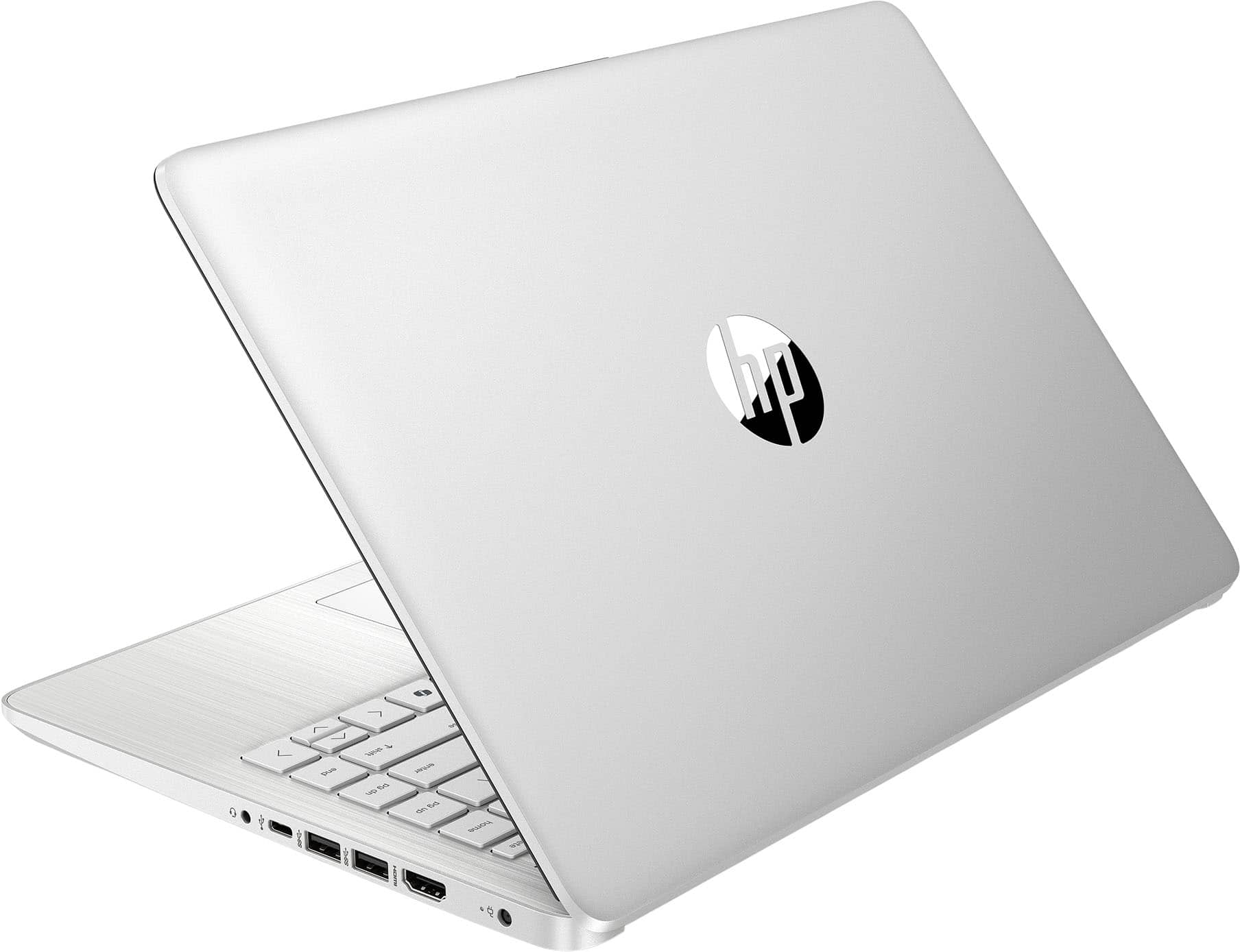 Alt View 11. HP - 14" Laptop - Intel Processor N150 - 4GB Memory - 128GB UFS - Natural Silver.
