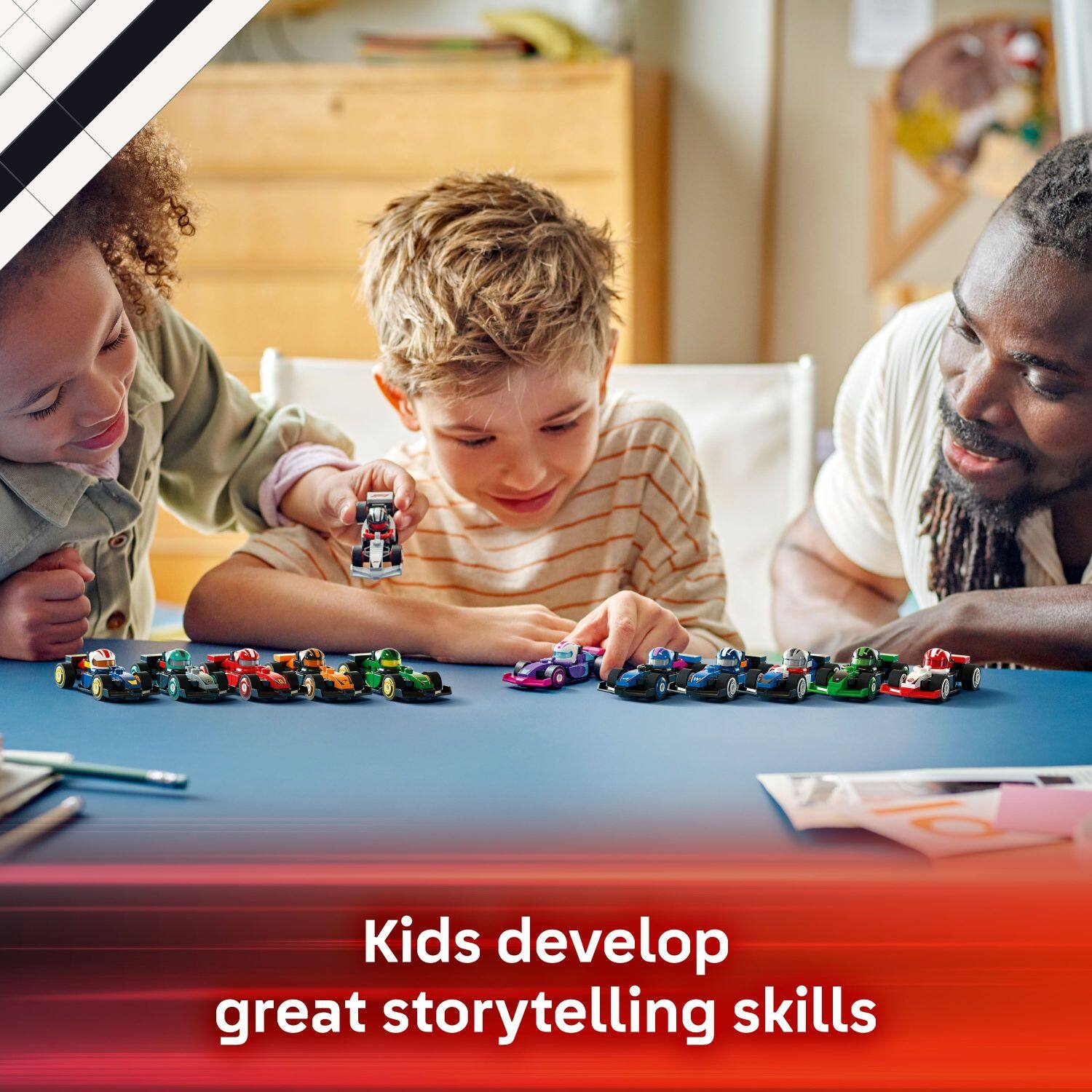 Kids develop great storytelling skills.
