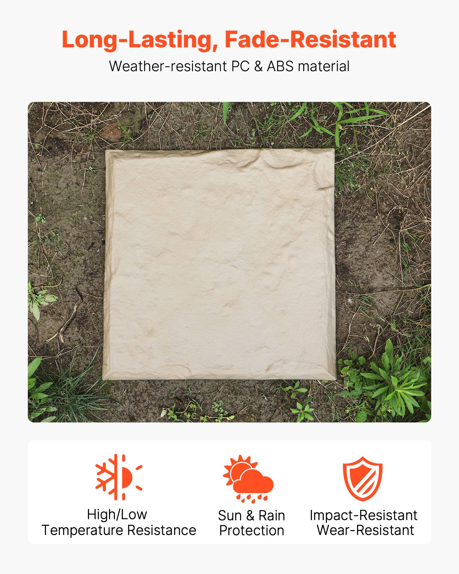 Long-Lasting, Fade-Resistant
Weather-resistant PC & ABS material
High/Low Temperature Resistance
Sun & Rain Protection
Impact-Resistant Wear-Resistant