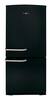GE - Artistry Series 20.3 Cu. Ft. Bottom-Freezer Refrigerator - Black-Front_Standard