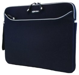 Mobile Edge - SlipSuit Carrying Case (Sleeve) for 17.3" Notebook - Black - Front_Zoom