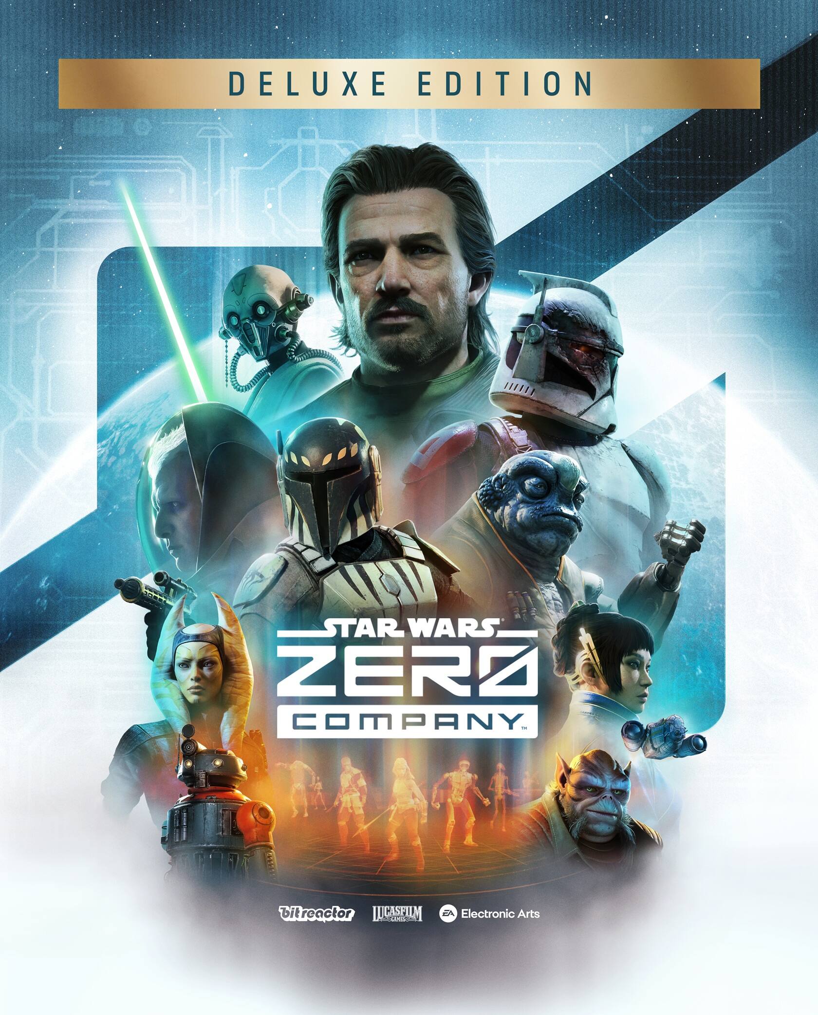 DELUXE EDITION  
STAR WARS: ZERO COMPANY  
bitreactor  
JUCASFILM  
Electronic Arts - T (Teen 13+)