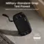The text on the image reads: "Military-Standard-Drop Test Proved Keeps the Switch 2 safe from bumps & drops tomtoc DROP TESTED APPROVED MILITARY STANDARD 7 MIL 8TD-810H-516.8."
