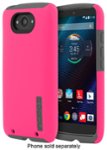 Front Zoom. Incipio - DualPro Case for Motorola DROID Turbo Cell Phones - Pink/Gray.