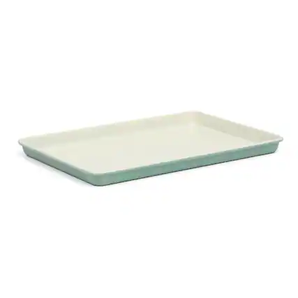 Front. Martha Stewart - Martha Stewart Gallen 17 x 11 Inch Nonstick Carbon Steel Cookie Sheet in Teal - Teal.