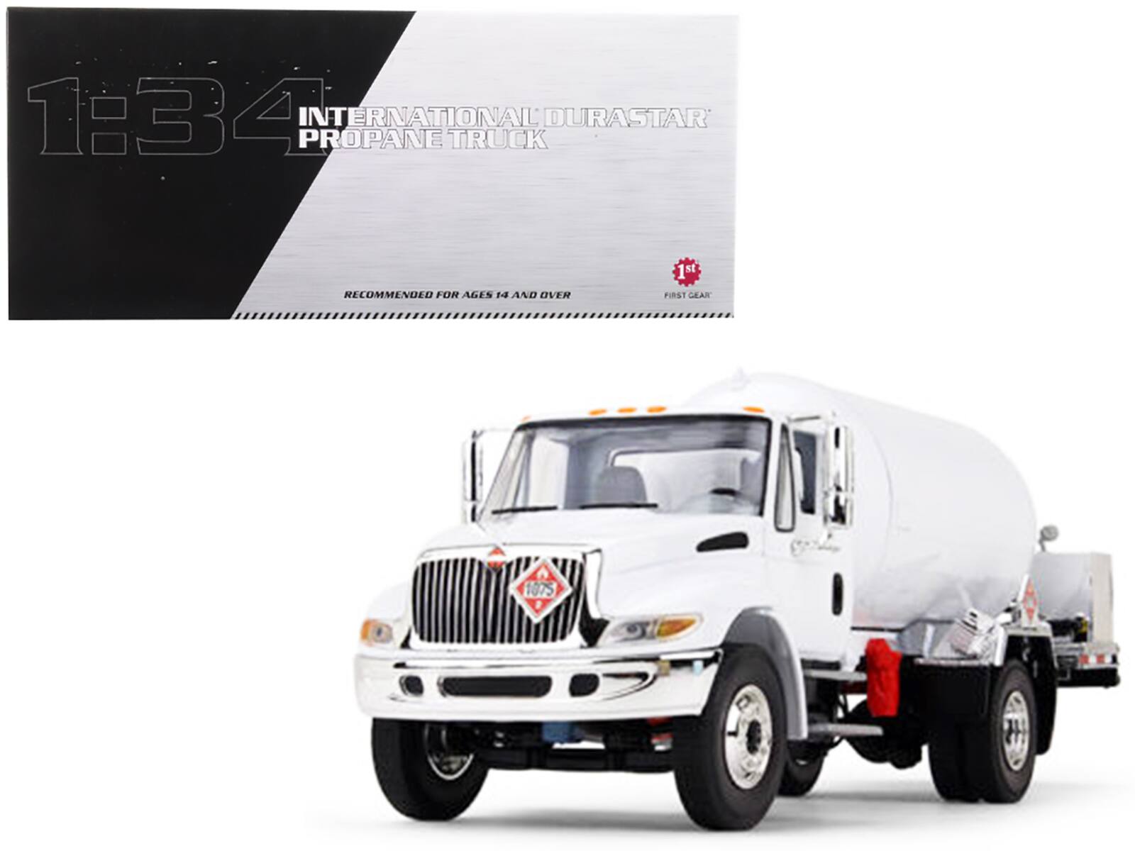 International DuraStar with Propane Body White 1/34 Diecast Model by First Gear price history on PriceWatchPro